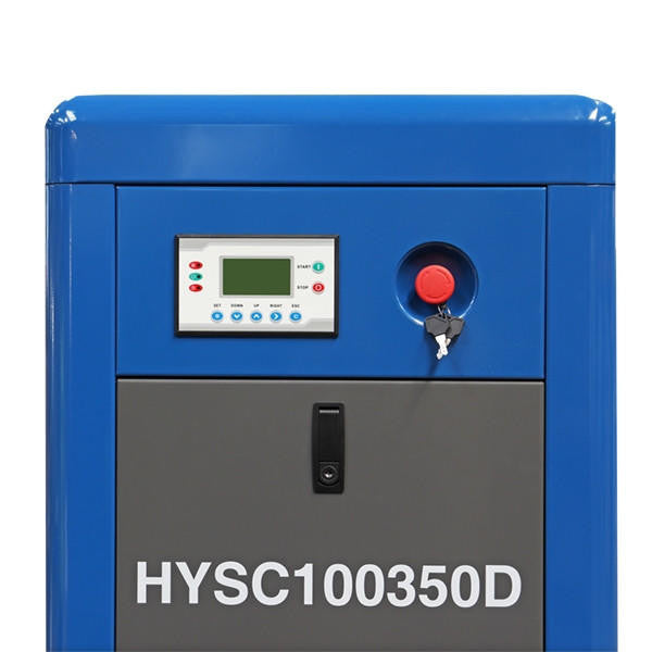 Control panel and emergency stop