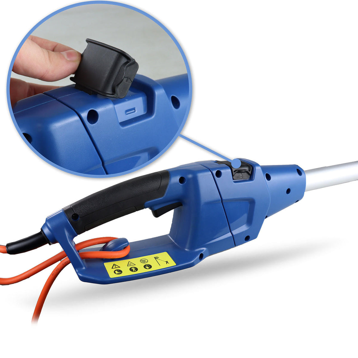 Hyundai 550W 440mm 2-in-1 Corded Electric Pole Hedge Trimmer and Pruner Convertible | HYP2HT550E