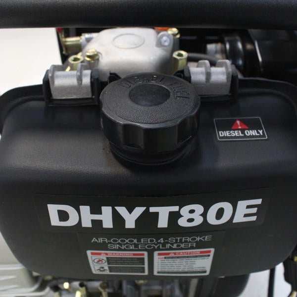 Powered by an Air Cooled, 4-Stroke, Single Cylinder Engine
