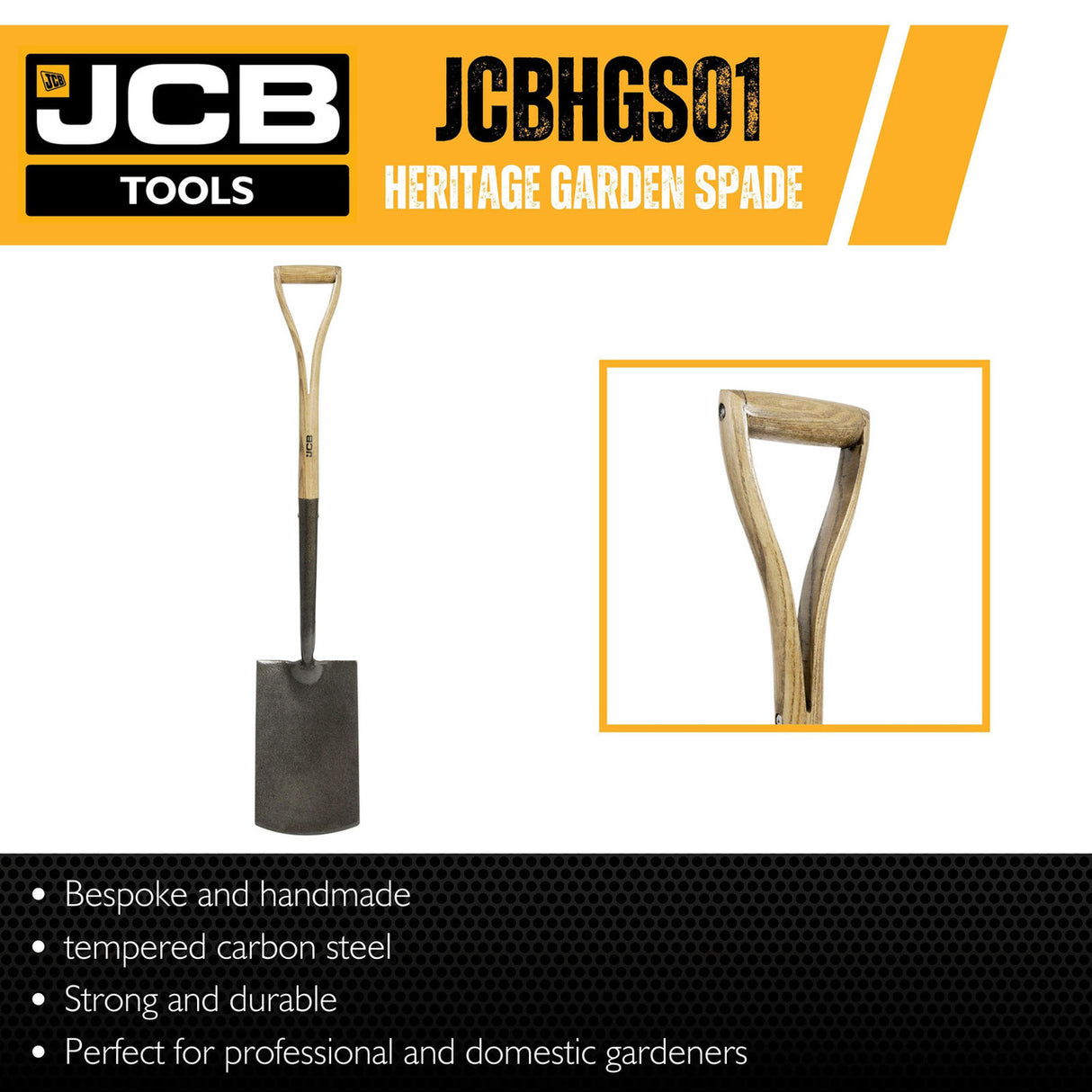 JCB Heritage Garden Spade | JCBHGS01