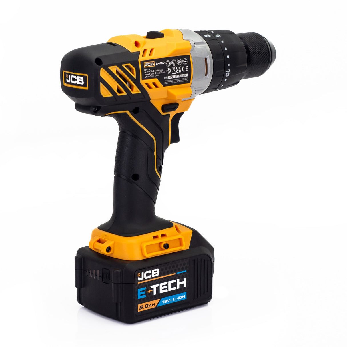 JCB 18V Combi Drill Multi Tool Kit 2x 5.0ah super fast charger in 20" kit bag | 21-18MTCD-5