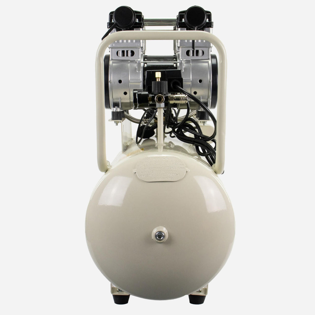 Side View of the Hyundai 100 Litre Silent Air Compressor 3000W E