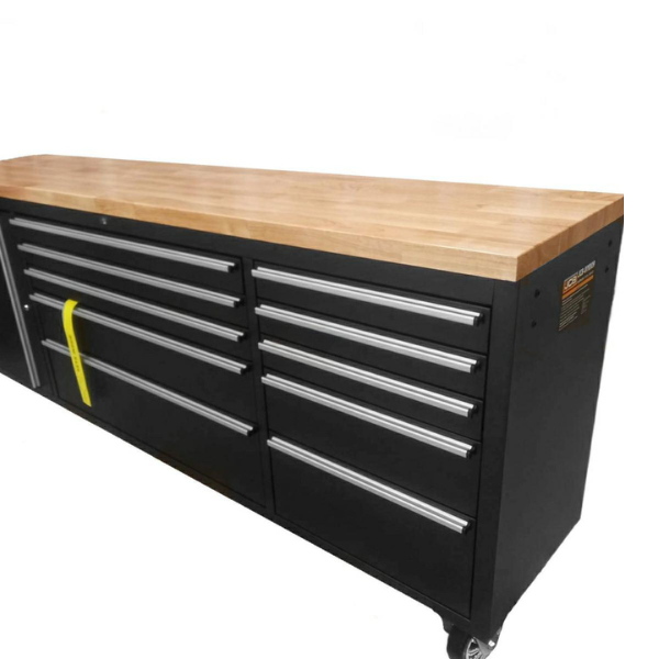 Central Locking System: Secures all drawers with a single lock, complete with two keys for safety.