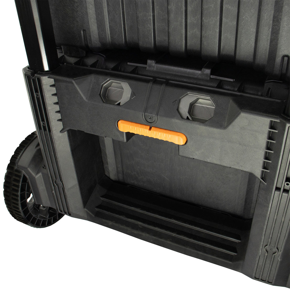 Large 9" (23cm) all-terrain wheels for superior mobility