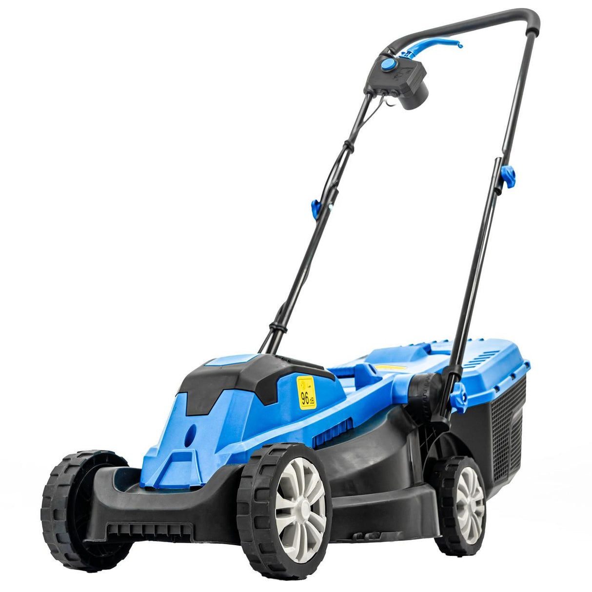 3 adjustable cutting heights (20mm, 40mm and 60mm): Simple height adjustment to suit different lawn conditions