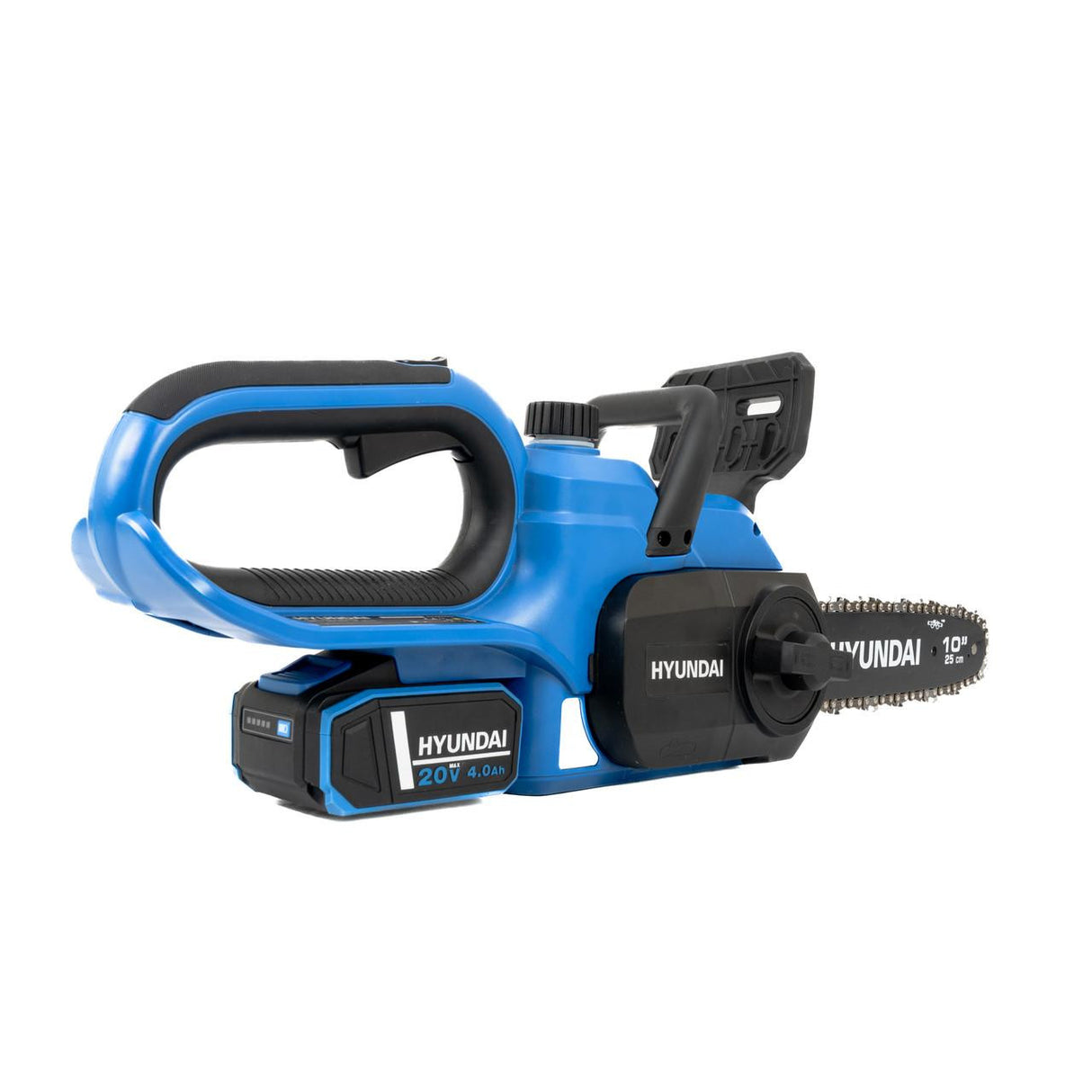 Electric push-button start: Instant power, get sawing straight away