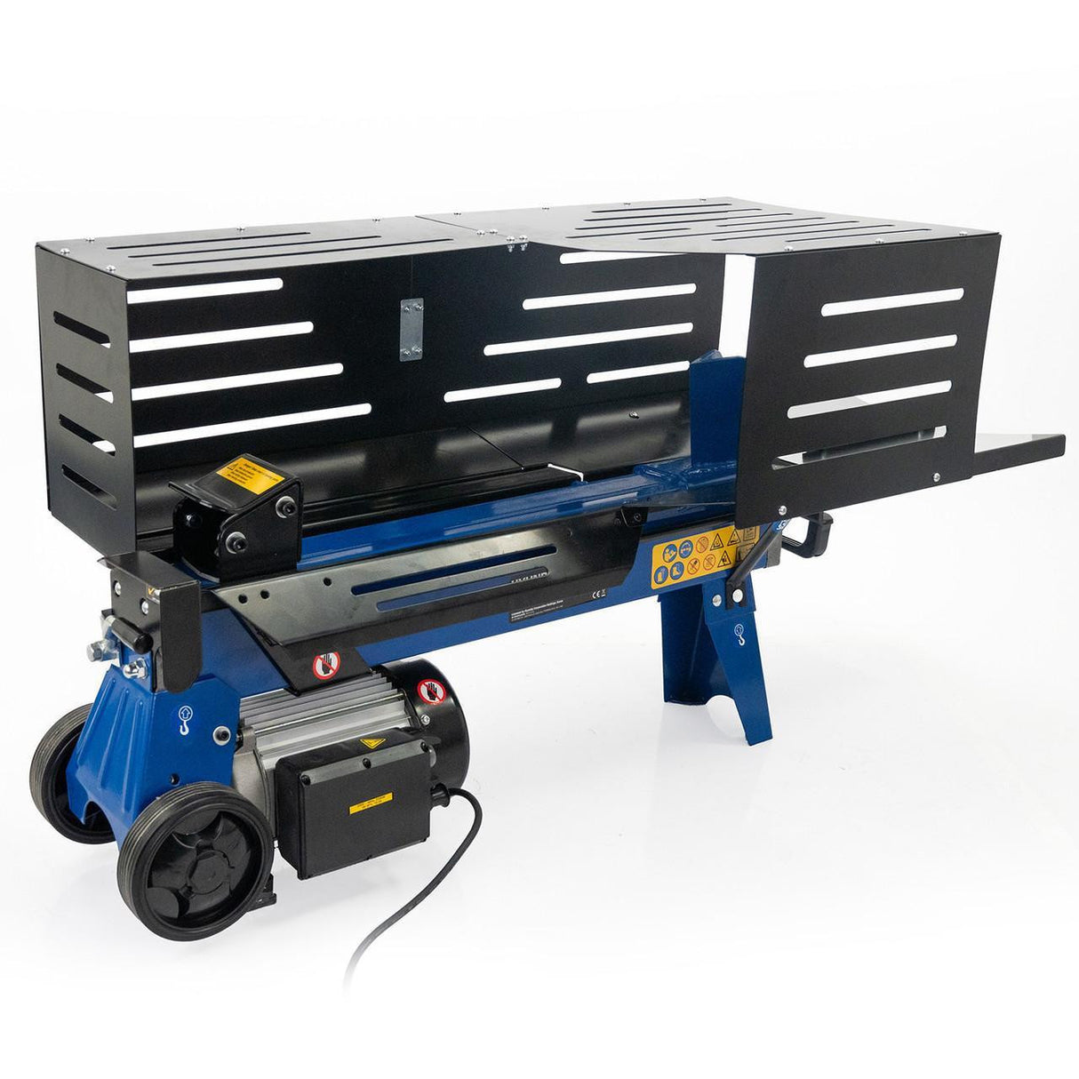 Hyundai 7 Tonne, 520mm Horizontal Electric Log Splitter with Stand and Cross Wedge | HYLS7000HE+1361149+1361150