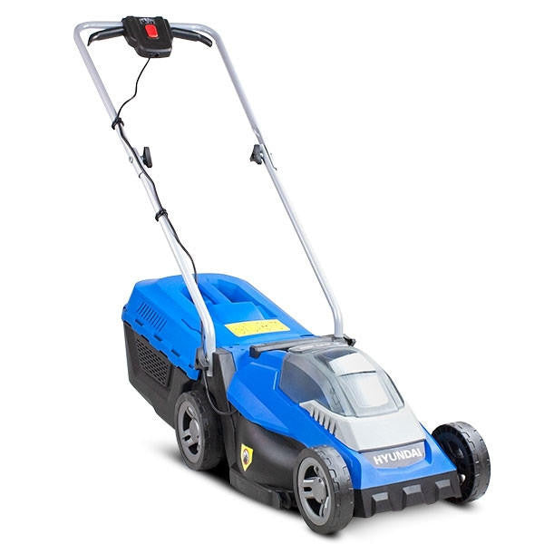 Hyundai 12.6'' / 32cm 40V Cordless Lawnmower Rear Roller 2.5Ah Li-Ion Battery Powered | HYM40LI330P