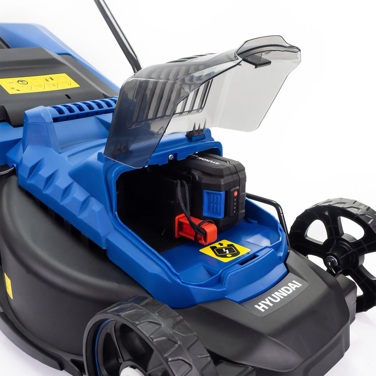 Hyundai 12.6" / 32cm 20V MAX Cordless Lawnmower 4Ah Li-Ion Battery | HY2193