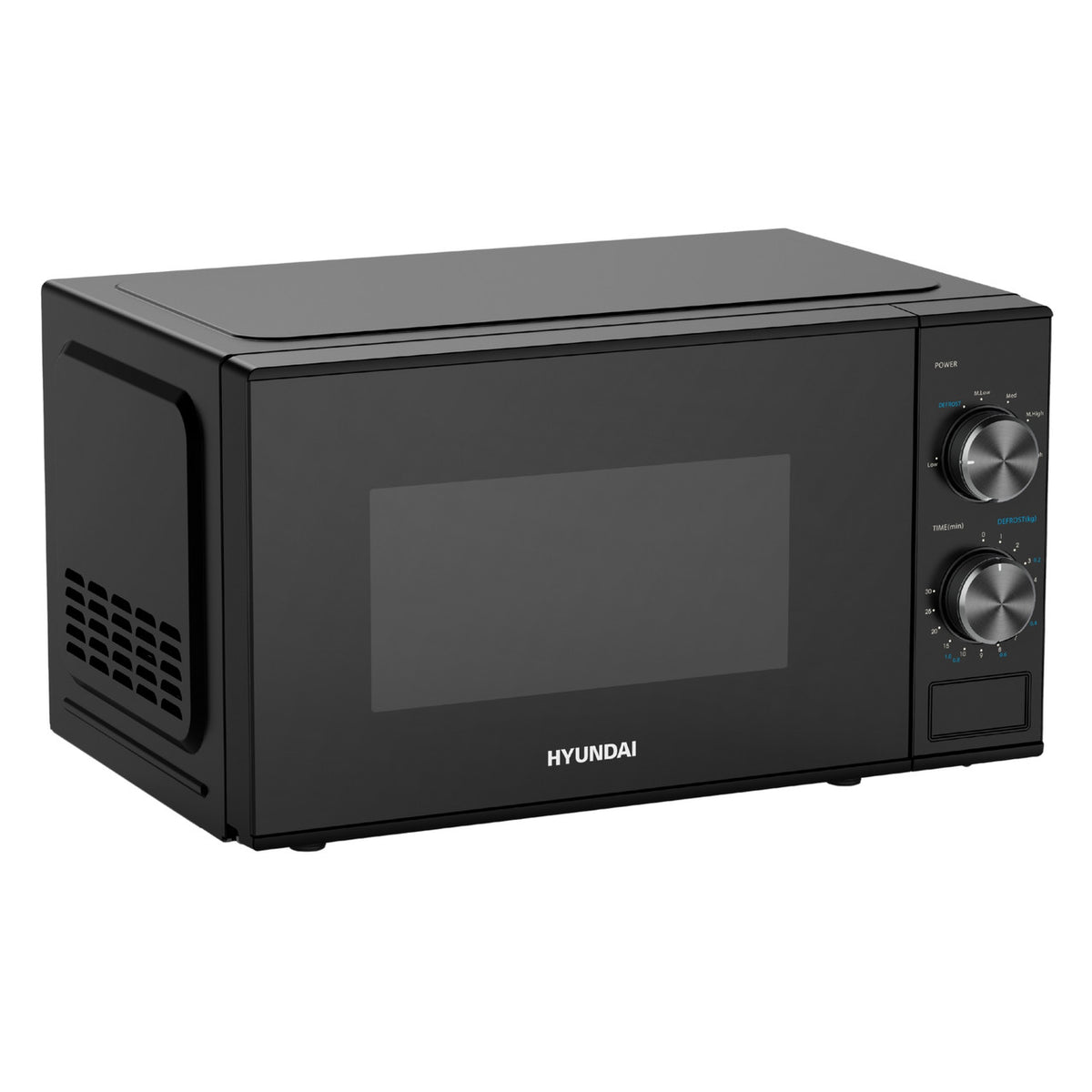 Hyundai kitchen appliance 20L microwave oven with stainless steel cavity black