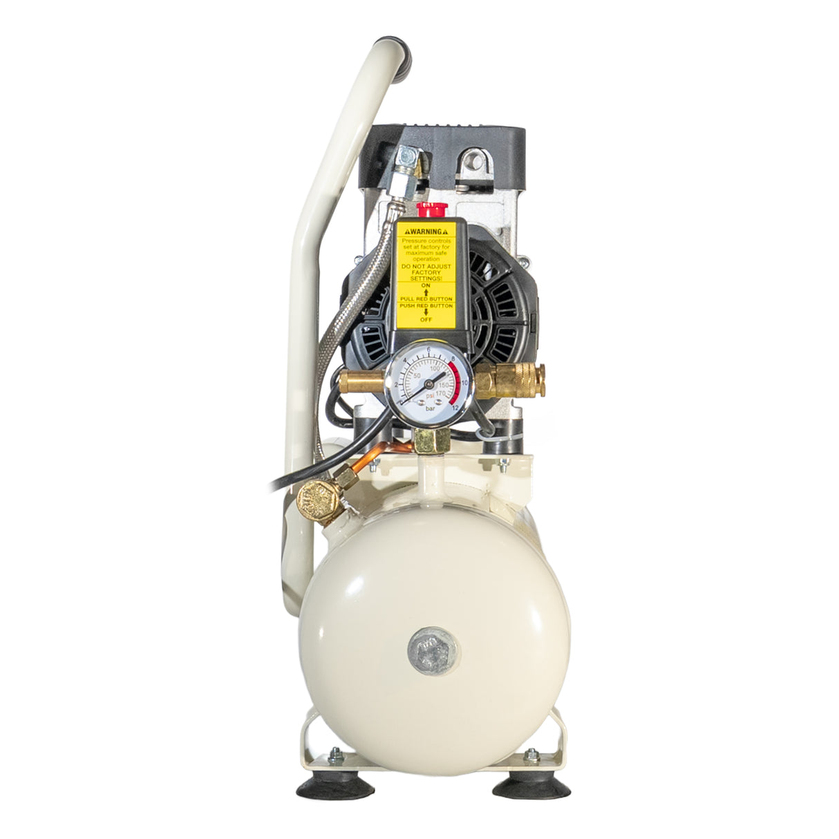 Hyundai 550W 8L Oil Free Low Noise Portable Air Compressor 4CFM 100psi Direct Drive | HY5508X