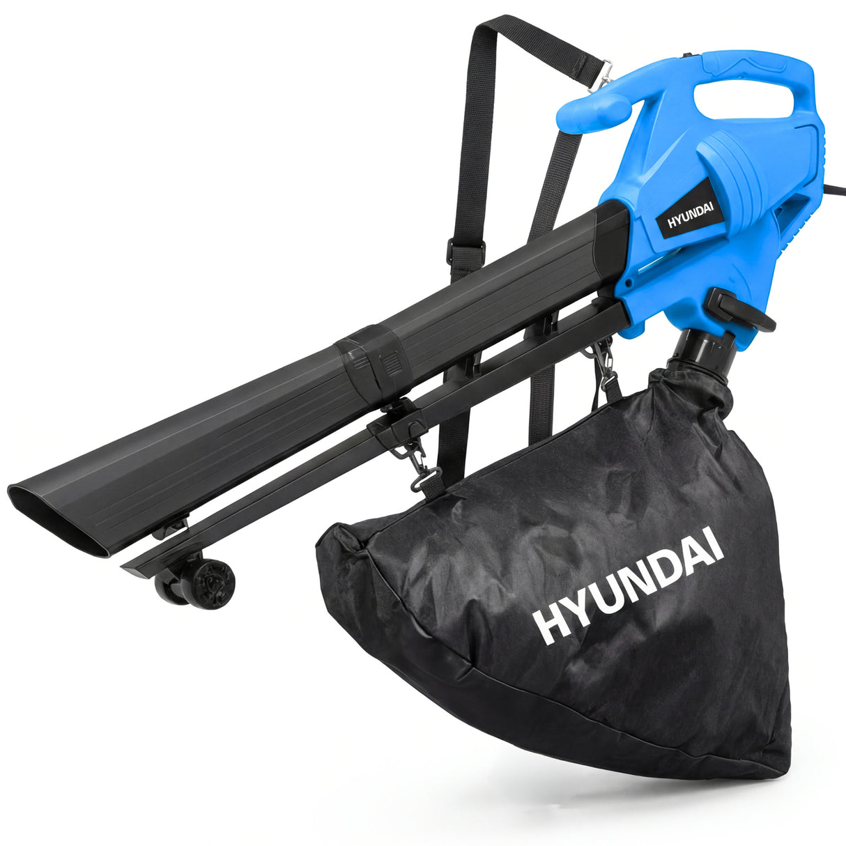 Hyundai 3000W Electric Leaf Blower & Vacuum, 3-in-1, 34L Collection Bag | HYBV3000E3