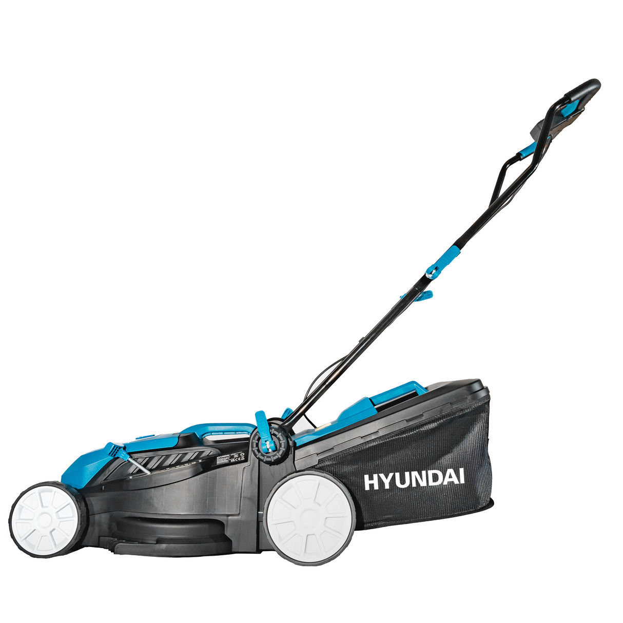 Hyundai 38cm / 15" 40V (2x20V) Brushless Cordless Lawnmower, 36L Bag | HY40CLM38