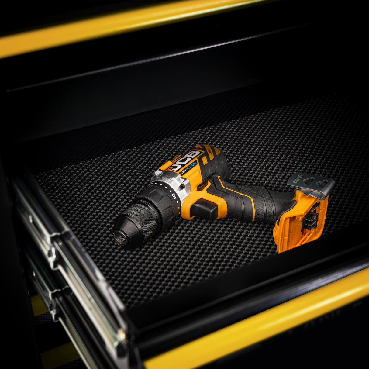 JCB Classic Design 42’’ Roller Cabinet and Top Tool Chest Stack | JCBSTACK