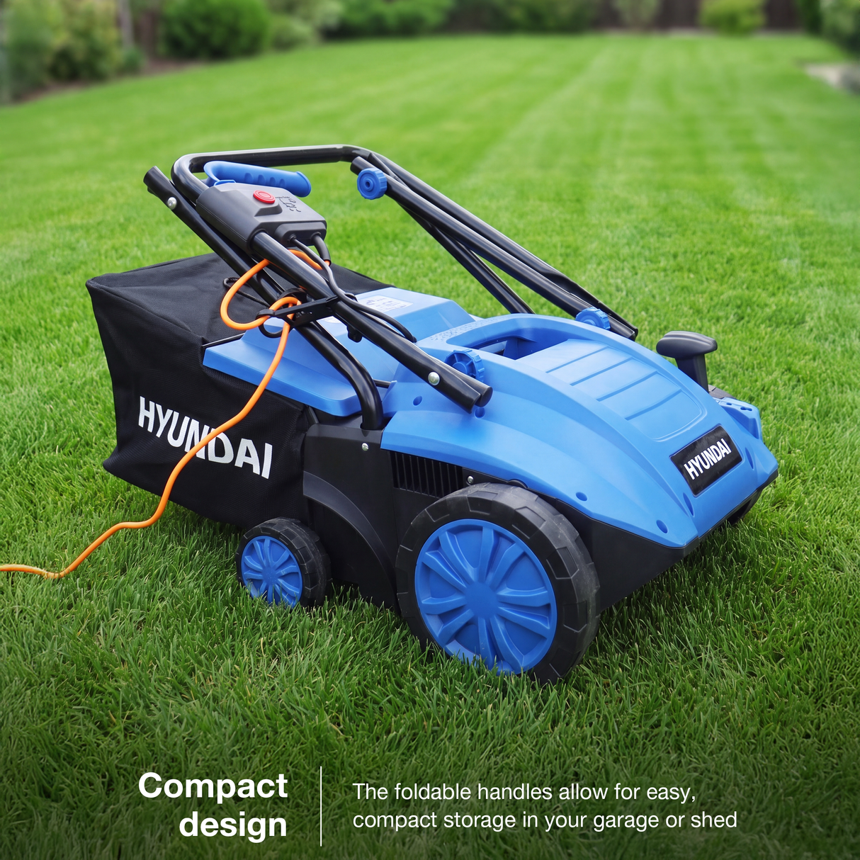 Hyundai 12.6'' / 32cm Electric Lawn Scarifier Aerator Lawn Rake 1500W 230V | HYSC1532E