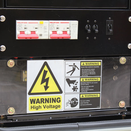 Backup generator trip switch