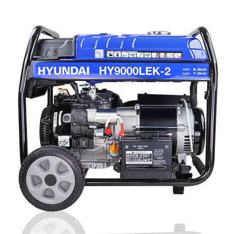 Electric start site generator