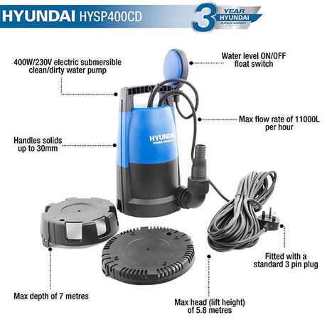 submersible water pump features