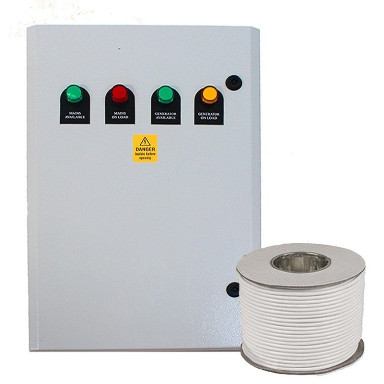 100Amp ATS/AMF panel and 20m of communications cable