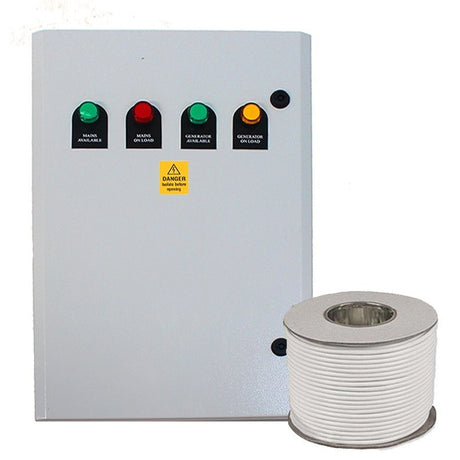 100Amp ATS/AMF panel and 20m of communications cable