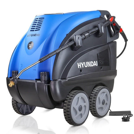 Hyundai 1740PSI Hot Pressure Washer, 110°c, 3.2kW | HY150HPW-1