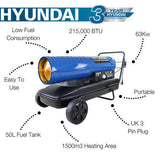 HY215DKH Industrial space heater Features
