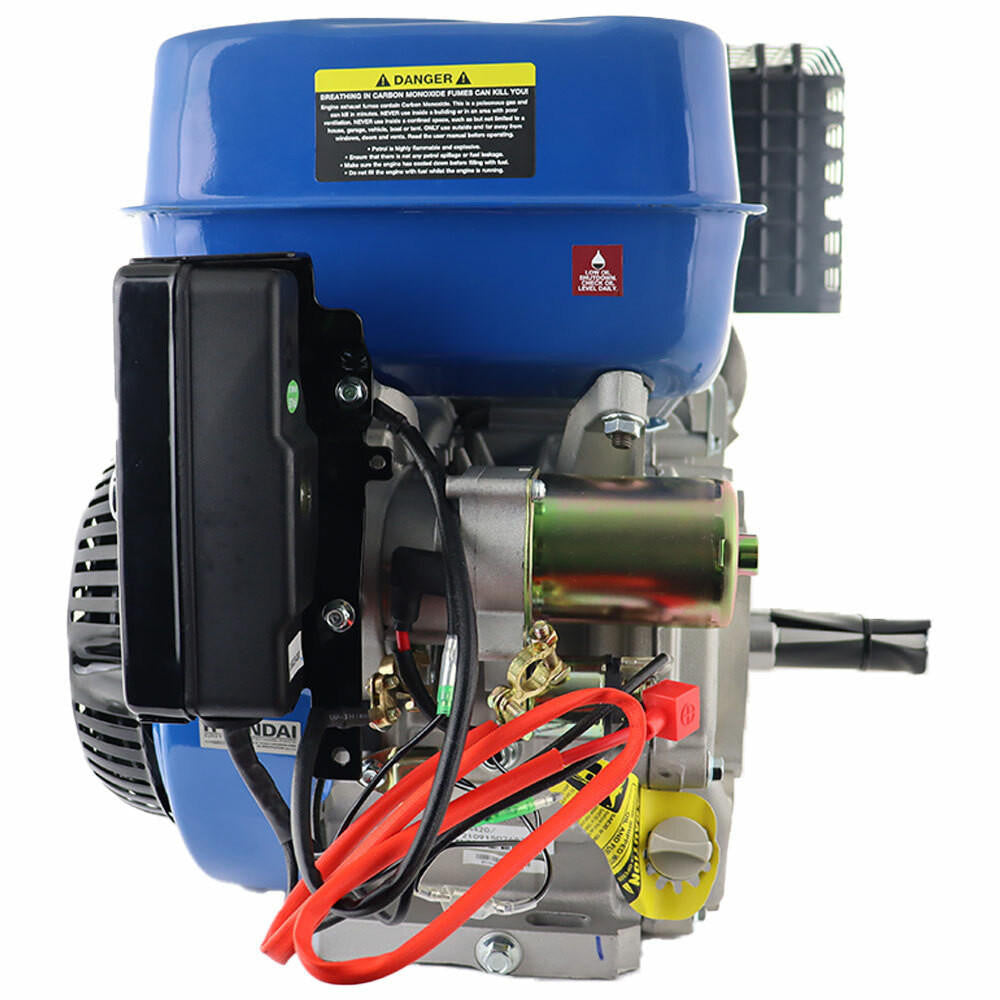 Electric start pressure washer engine