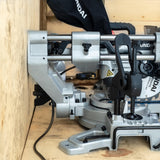 Ideal for woodworking, bevel cuts and mitre cutes in wood, mdf and plastic.