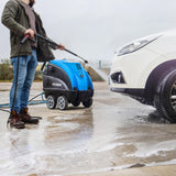 Hyundai 2610psi 180bar Hot Pressure Washer, 110°C 2.8kW Commercial Triplex Power Jet Washer | HY155HPW-1