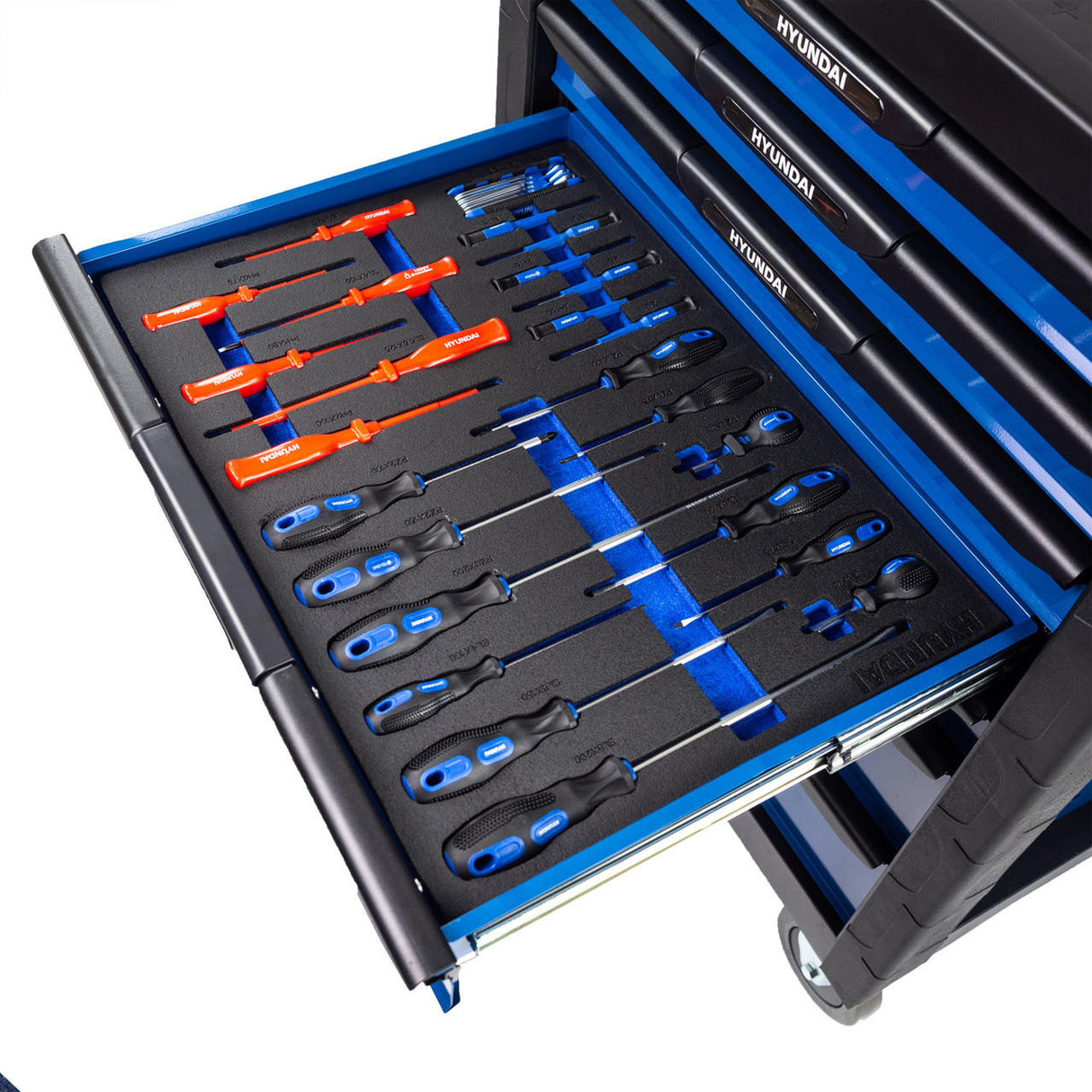 Hyundai 175 Piece 7 Drawer Castor Mounted Roller Tool Chest Cabinet | Drawer 3