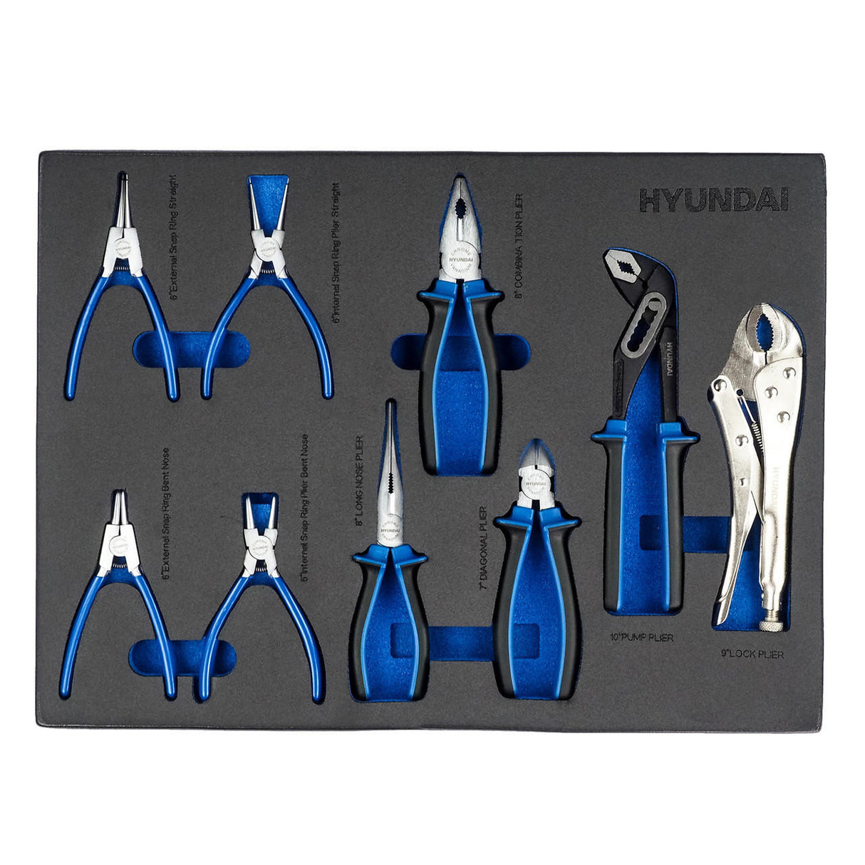 Hyundai 175 Piece 7 Drawer Castor Mounted Roller Tool Chest Cabinet | Drawer 2 contents