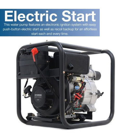 electric start diesel water pump