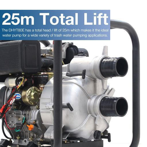 25m lift water pump