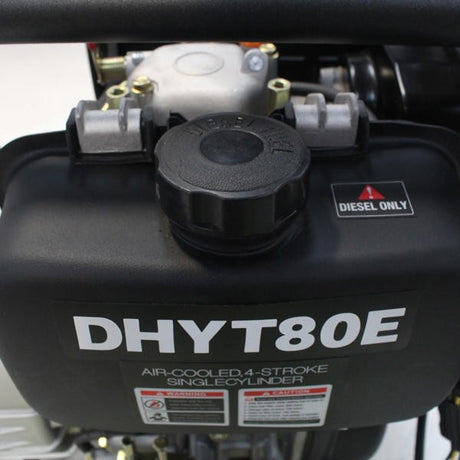Powered by an Air Cooled, 4-Stroke, Single Cylinder Engine