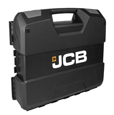 JCB 18V BRUSHLESS COMBI DRILL 2X 4.0AH BATTERY IN W-BOXX 136 WITH 4 PIECE MULTI PURPOSE BIT SET | JCB-18BLCD-4-A - W-BOXX 136