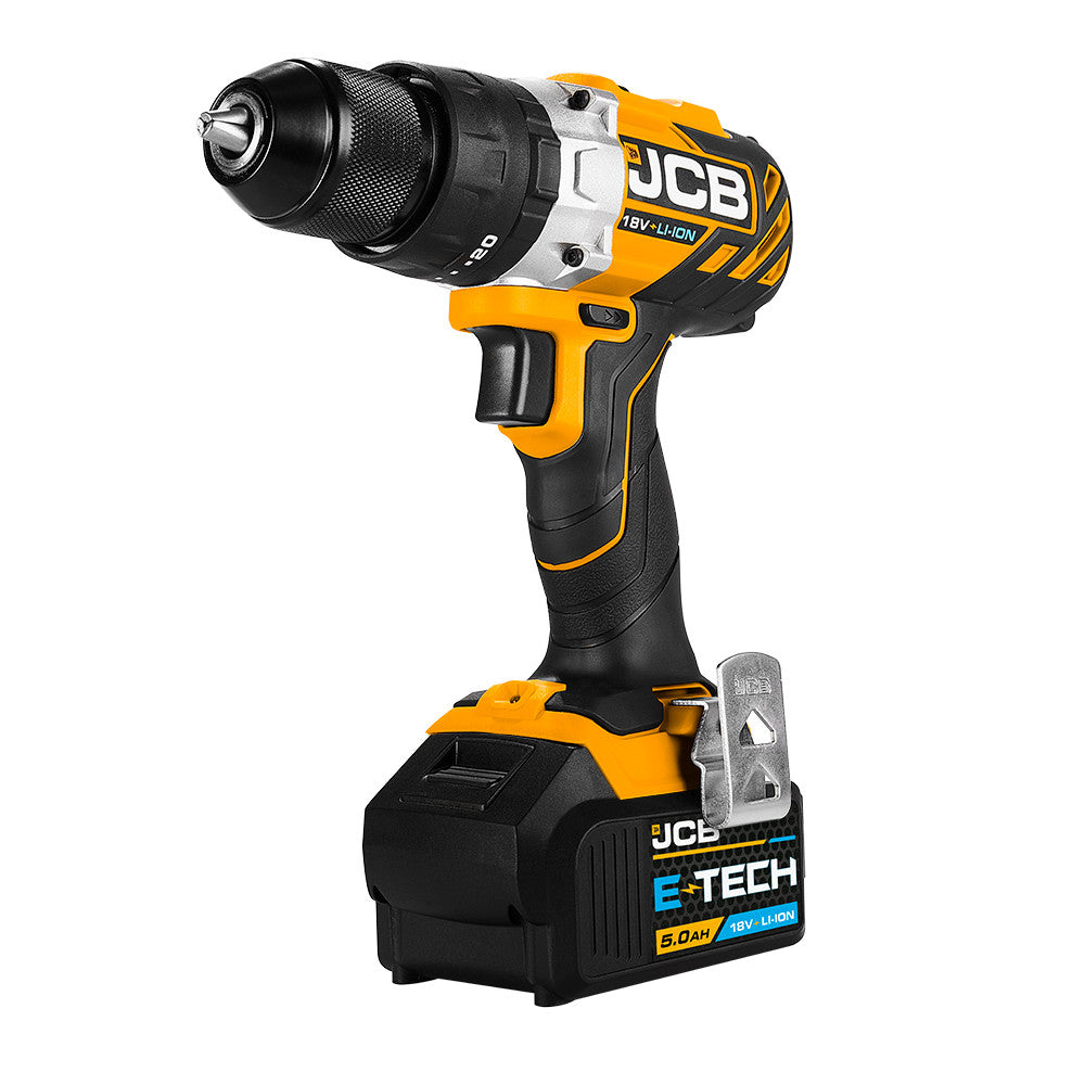 JCB 18V Brushless Combi Drill 5.0Ah Battery in L-Boxx 136 | JCB-18BLCD-5X - Main Image