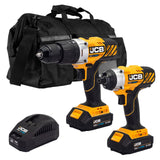JCB 18V TWINPACK 2X 2.0AH IN 20" KIT BAG 2 | 21-18TPK-2-BG