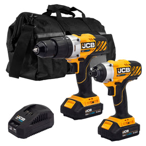 JCB 18V TWINPACK 2X 2.0AH IN 20" KIT BAG 2 | 21-18TPK-2-BG