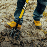 JCB 190 x 280mm Professional Solid Forged Contractor Fork, Heavy-Duty Steel | JCBCF01