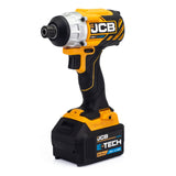 JCB 18V B/L Combi Drill B/L Impact Driver Multi Tool Kit 2x 5.0ah super fast charger in 26" wheeled kit bag | 21-18TPKMT-5
