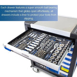 Hyundai 305 Piece Tool Set, 7 Drawer Caster / Roller Tool Chest, GRADE B | HYTC9003 - GRADE B