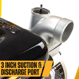 3" / 80mm inlet and outlet water pump