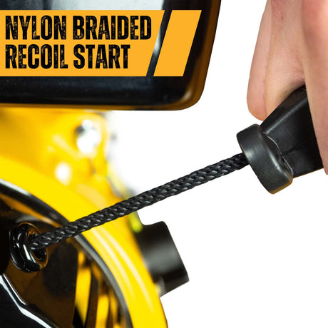 Nylon mesh cord recoil start  and Electric Start generators