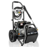 Durable 10m high-pressure hose: Provides excellent working range to reach restricted areas without manoeuvring the machine