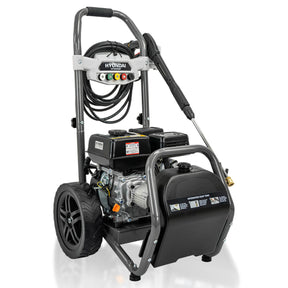 Durable 10m high-pressure hose: Provides excellent working range to reach restricted areas without manoeuvring the machine