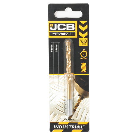 JCB TurboJet 7 Point HSS Drill Bit 6 x 93 mm | 5055803318741