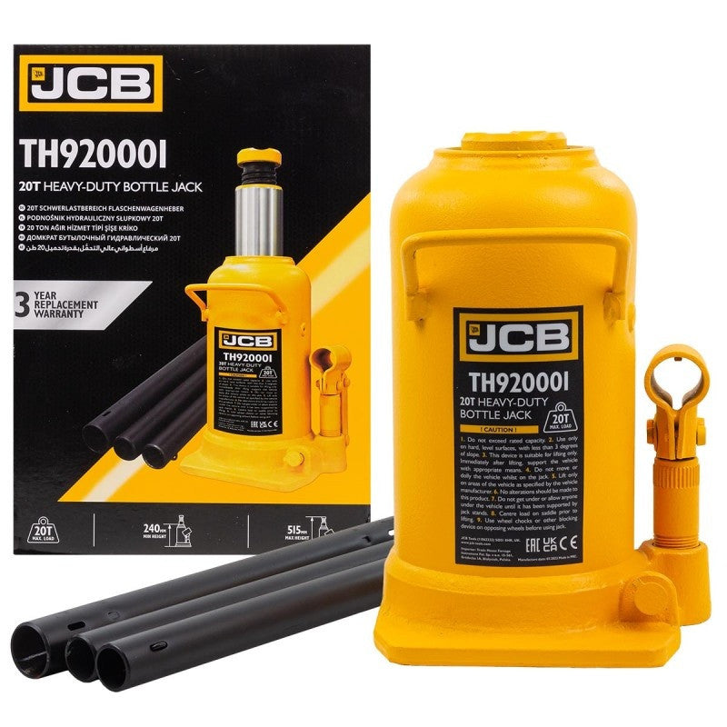 Lightweight steel forged base to provide strength and stability to cope with the demands and high pressure of heavy lifting  | JCB Tools