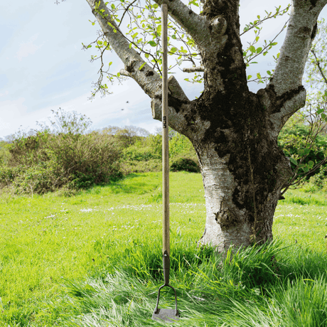 JCB Garden Hoe in use