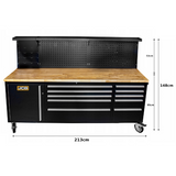 Durable Steel Construction: Designed to endure the rigors of daily use in professional settings.