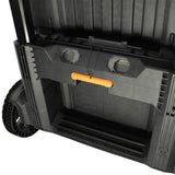 Large 9" (23cm)  all-terrain wheels for superior mobility
